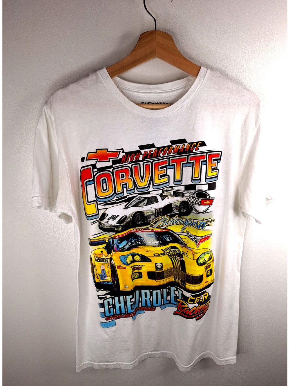 Chemistry Chevrolet Graphic Tee Corvette Racing Core Motorsports Blockcore Y2K